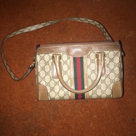 Vintage Gucci doctor bag w/strap - Picture 1 of 5